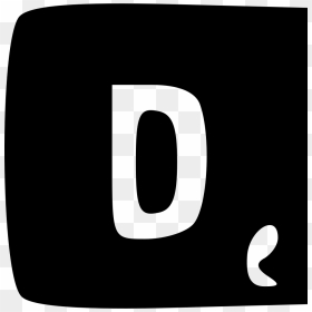 Scrabble D, HD Png Download - scrabble png