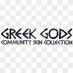 Greek Mythology In Cool Font, HD Png Download - greek gods png