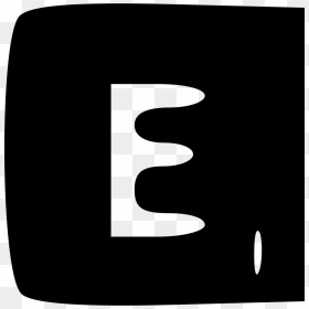 Scrabble E - Sign, HD Png Download - scrabble png