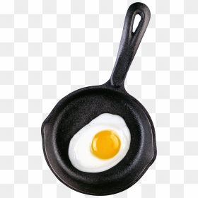 Cast Iron Egg On - Clipart Cast Iron Skillet, HD Png Download - fried eggs png