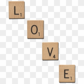 Love Scrabble Png, Transparent Png - scrabble png