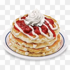 Breakfast Transparent Pancake Ihop - Ihop White Chocolate Raspberry Pancakes, HD Png Download - ihop png