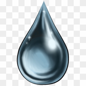 Raindrop Clipart Pixelated - Shape Of Water Drop, HD Png Download - raindrops falling png