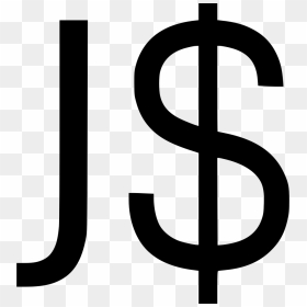 Jamaica Jamaican Dollar Sign - Cross, HD Png Download - dollar sign png transparent