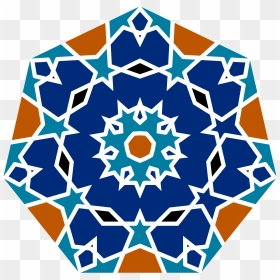 Tile Drawing Islamic - Geometric Islamic Tile Design, HD Png Download - islamic png