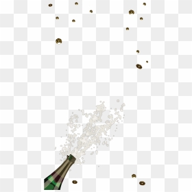 Wine Bottle, HD Png Download - champagne pop png