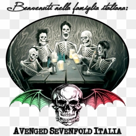Avenged Sevenfold Welcome To The Family Nightmare Giphy - Avenged Sevenfold Cd Covers, HD Png Download - avenged sevenfold logo png