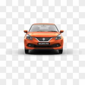 Baleno Rs Ray Blue Car Front View - Orange Car Front View, HD Png Download - blue car png