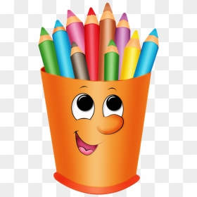 Coloring Book And Crayons Clipart Clip Colored Pencil - Colour Pencil Clipart, HD Png Download - crayon box png