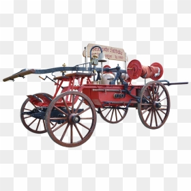 Carriage Png - Camion Pompier 1900, Transparent Png - red wagon png