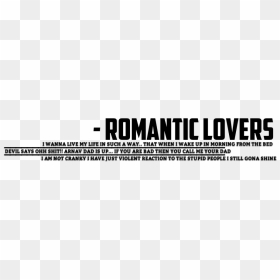 Romantic Couple Png Text, Transparent Png - lovers png