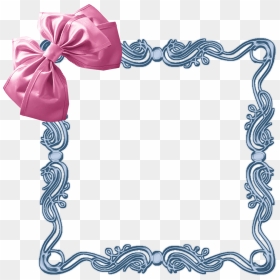 Shabby Chic Borders, HD Png Download - cute bow png