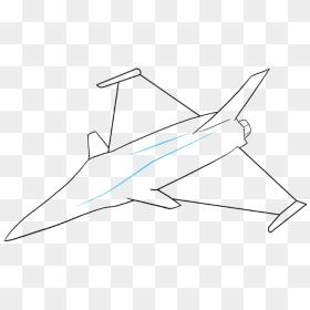 How To Draw Jet - Model Aircraft, HD Png Download - fighter jets png