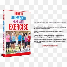 How To Lose Weight Fast With Exercise E Book , Png - Promoting And Maintaining Physical Health, Transparent Png - lose weight png