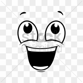Cartoon Eyes And Smile, HD Png Download - cartoon tongue png