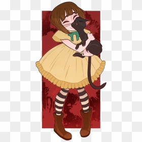 D I Watched The Full Lets Play Of Fran Bow When It - Fran Bow Mr Midnight Fanart, HD Png Download - cute bow png