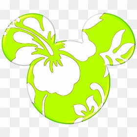 Mickey Heads Hawaiian Style Mickey Minnie Hello Kitty, HD Png Download - hello kitty head png
