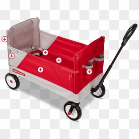 Cart, HD Png Download - red wagon png
