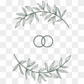 Pbe Rings Wreath Padding - Line Art, HD Png Download - black bowtie png