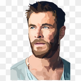 Chris Hemsworth Vector Art, HD Png Download - chris hemsworth png