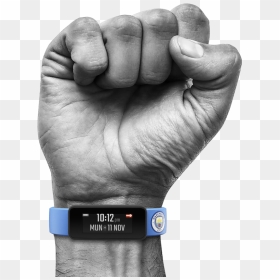 Fist With Fantom - Manchester City Smart Band, HD Png Download - manchester city png