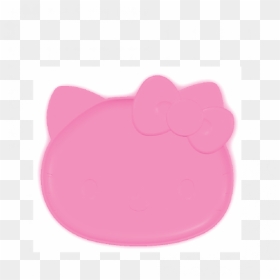 Hello Kitty Snack Plate 5" - Cartoon, HD Png Download - hello kitty head png
