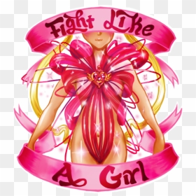 Sailor Moon Fight Like A Girl, HD Png Download - fight like a girl png
