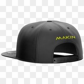 Makin Snapback Back View Grey, HD Png Download - snap back png