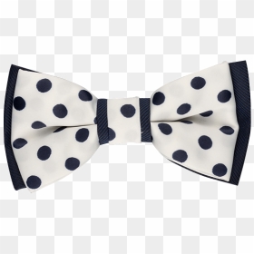 Polka Dot, HD Png Download - black bowtie png