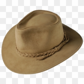 Background Cowboy Hat Transparent - Suede Leather Hat, HD Png Download - cowboy boots and hat png