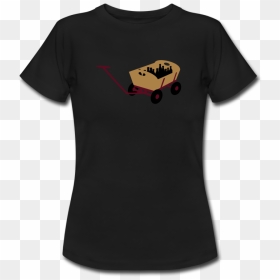 Girlie T-shirt - Cartoon, HD Png Download - blank white shirt png