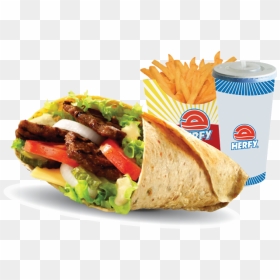 Herfy Cheese Burger, HD Png Download - wrap png