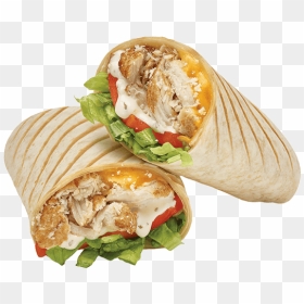 Chicken Caesar Signature Wrap - Fast Food, HD Png Download - wrap png