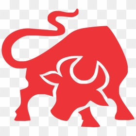 Transparent Bull Vector Png - Red Bull Vector Image Png, Png Download - bull vector png