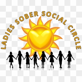 The Ladies Sober Social Circle Sponsored A Tag Sale - Ring Tailed Lemurs Food Chain, HD Png Download - people holding hands png