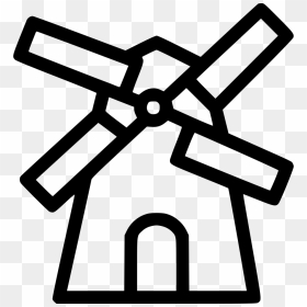 Windmill Mill Wind Power Energy Turbine Plant - Windmill, HD Png Download - wind turbine icon png