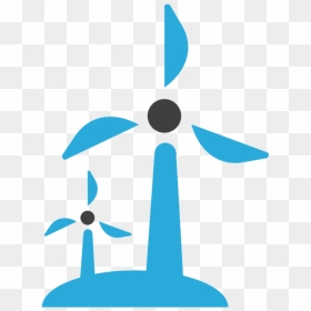 Wind Turbine Icons Clipart , Png Download - Wind Turbine Icon Ping, Transparent Png - wind turbine icon png