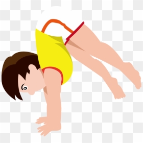 Men Gymnastics Clipart Free Images - Gymnastics Boys Clipart, HD Png Download - gymnast silhouette png