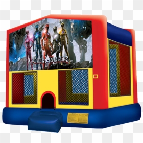 Power Rangers Bouncer - Adventure Time Bounce House, HD Png Download - red power ranger png