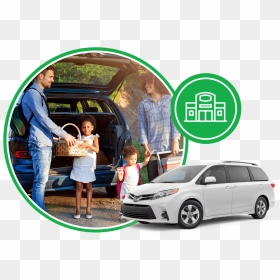 Bergstrom Guest Service - Picnic Family With Car, HD Png Download - cars top view png
