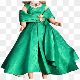 Madame Alexander Vintage Cissy Green Swirl Brocade - Cape, HD Png Download - vintage swirl png