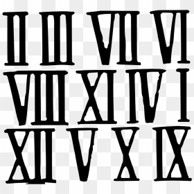 Ancient Rome Roman Numbers, HD Png Download - roman numeral 2 png