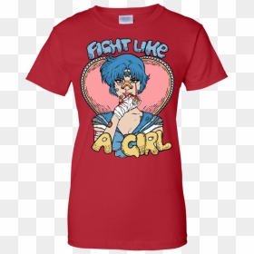 Fight Like A Girl - Born In August Shirt, HD Png Download - fight like a girl png