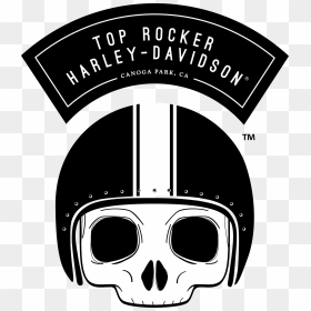 4 Top Rocker Harley - Top Rocker Harley Logo, HD Png Download - rocker png