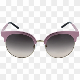 Gold Trim Round Sunglasses , Png Download - Glasses, Transparent Png - round sunglasses png
