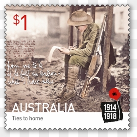 Australia Stamp Ww 1, HD Png Download - vintage postage stamp png