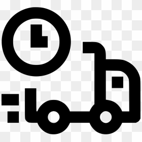 Shipping Truck Delivery Time - Cargo Icon Png, Transparent Png - delivery truck icon png