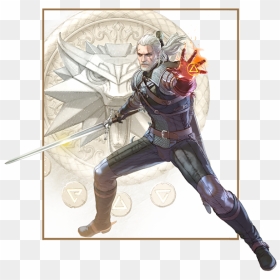 White Flame The Witcher, HD Png Download - longsword png
