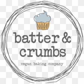Batter & Crumbs Logo - Cupcake, HD Png Download - cupcake logo png