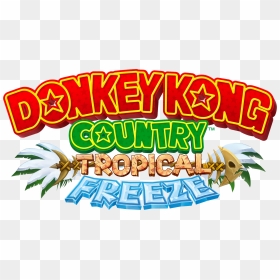 Donkey Kong Tropical Freeze Logo, HD Png Download - donkey kong country png